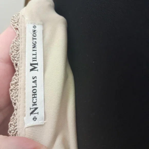 Gold crochet cami top - Picture 4 of 11